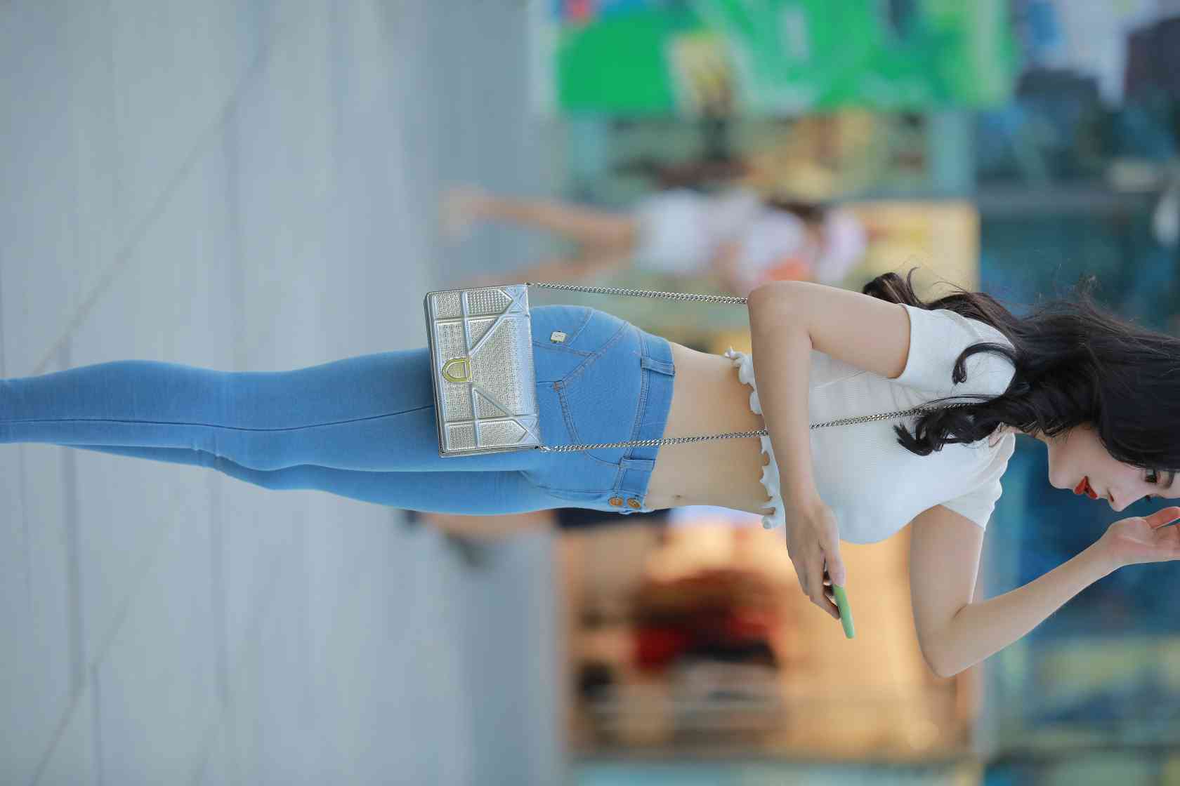 图片[3]-非常漂亮的紧身牛仔裤女孩【115P】04016-喵图库