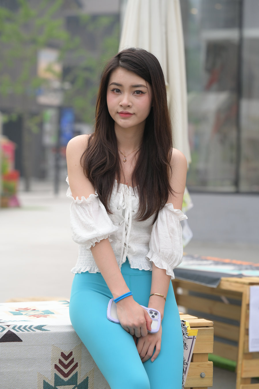 图片[2]-蓝色瑜伽裤漂亮女孩 J3299 769P-12.9GB-喵图库