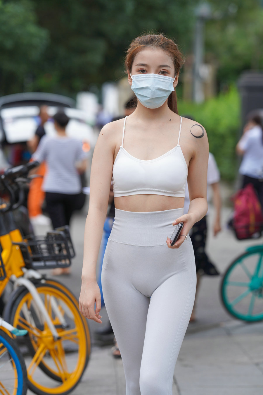 图片[2]-灰色瑜伽裤女孩 J1323 723P4V-17.9GB-喵图库