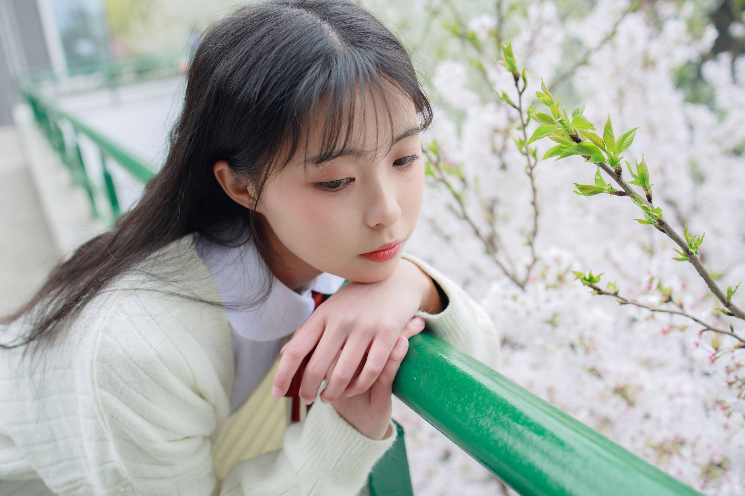 图片[6]-甜美可人的白丝姑娘【127P】20011-喵图库