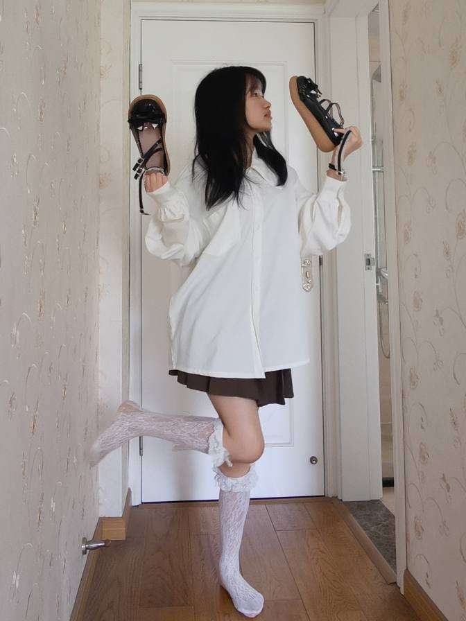 图片[3]-百褶裙可爱又大方的小姑娘【122P】20002-喵图库