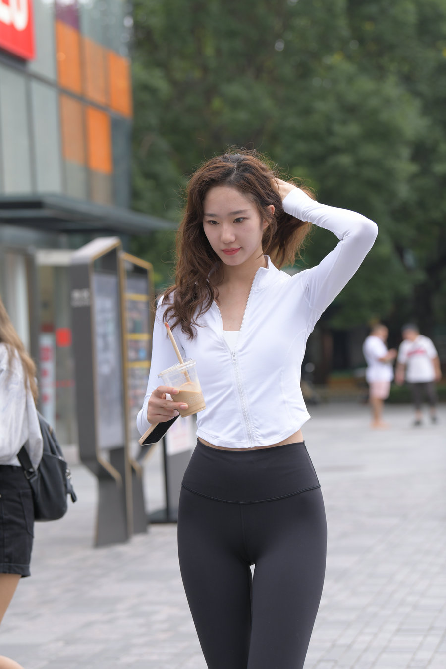 图片[3]-像刘亦菲的黑色瑜伽裤女孩J2237 340P1V-14.8GB-喵图库