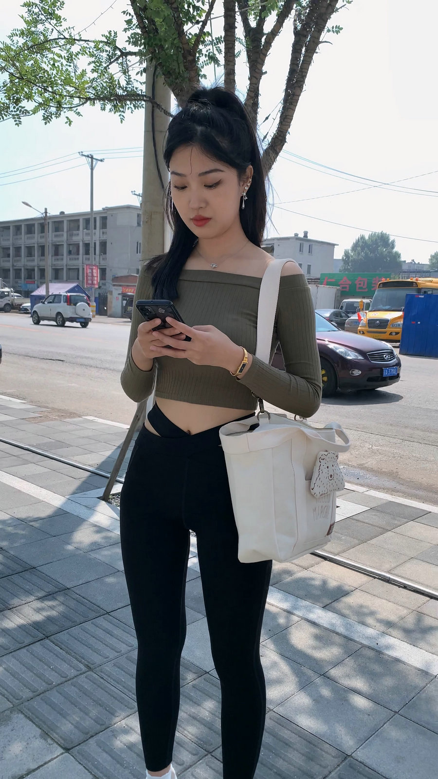 图片[1]-刚刚健身结束的高马尾瑜伽裤女孩J4111 MP4-8.97GB-喵图库