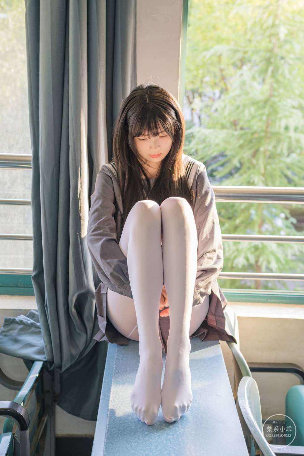 图片[1]-白丝清纯少女真的太可爱了【60P】20001-喵图库