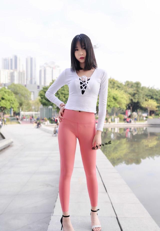 图片[2]-粉色瑜伽裤年轻女孩 J1311 417P17V-14.9GB-喵图库