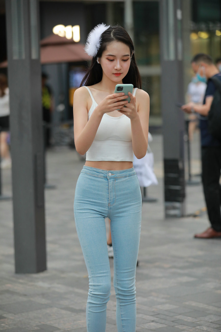 图片[3]-非常漂亮的牛仔裤女孩 J2144 98P1V-1.92GB-喵图库