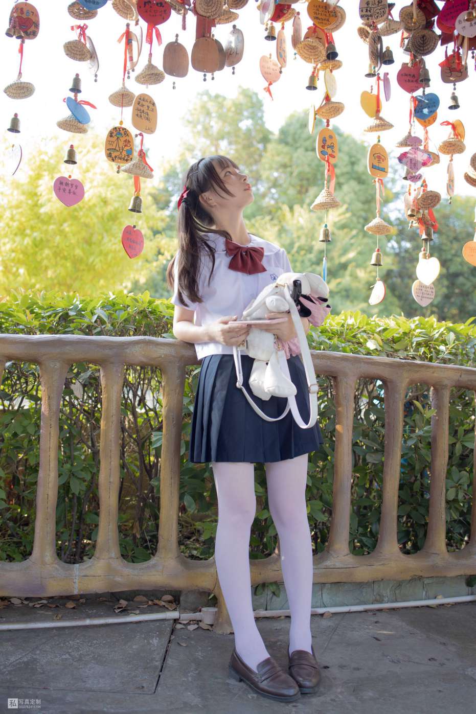 图片[5]-眼神好清澈的双马尾白丝女孩【75P】20019-喵图库